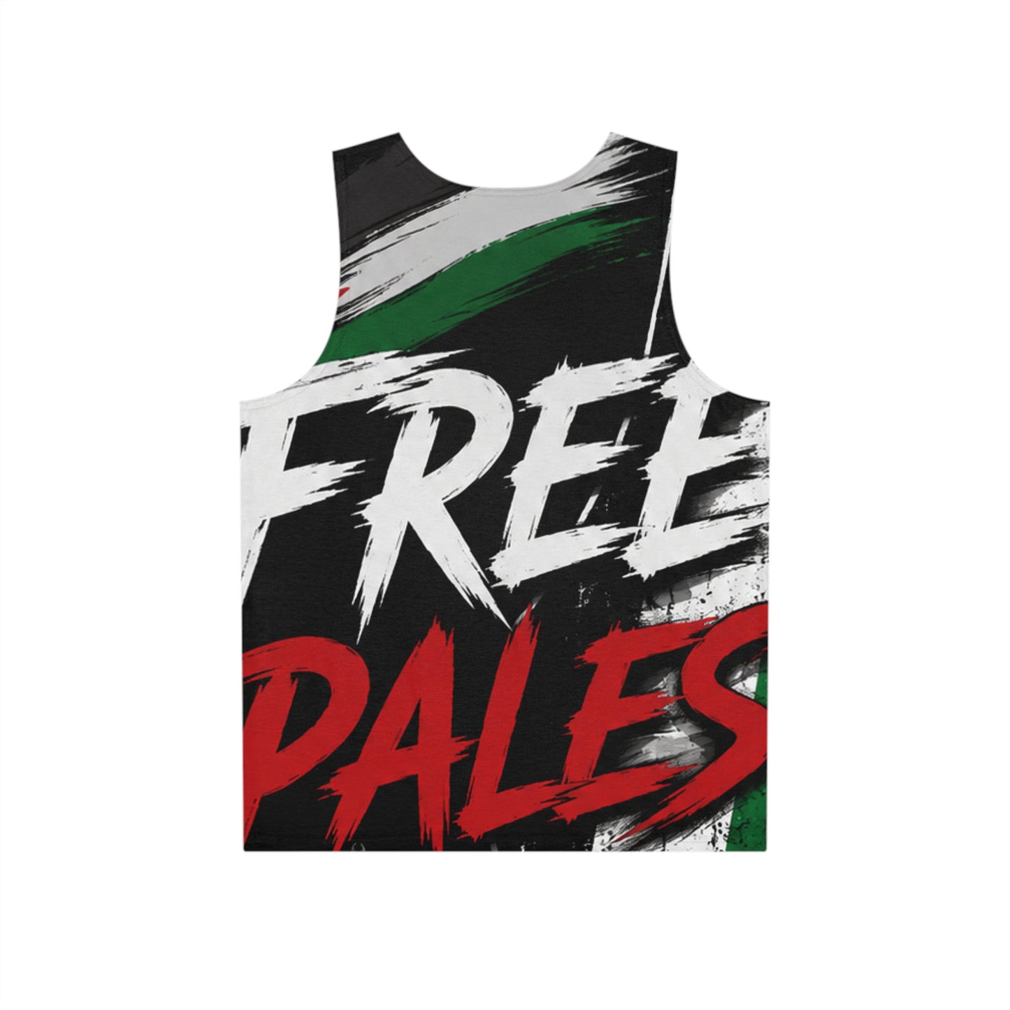 Free Palestine Tank Top — Palestinian Flag Graphic Men’s Tank