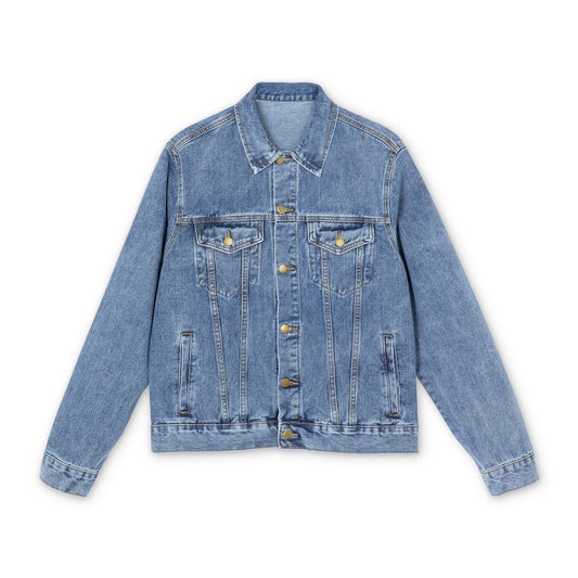 Denim Jacket — "Free Palestine" Graphic Back Patch